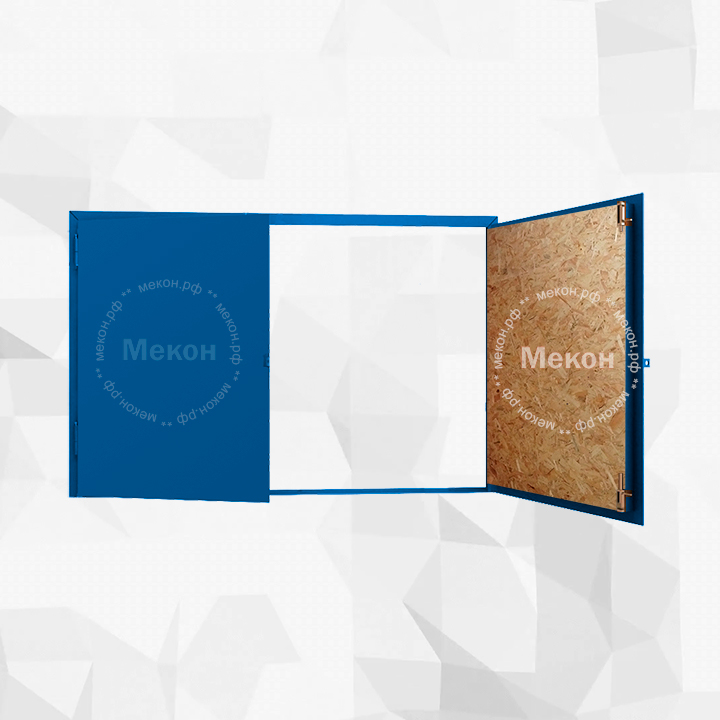 Утепленные распашные ворота Престиж